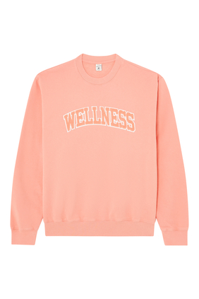 Wellness Cotton Bouclé Sweatshirt